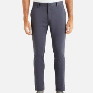 RHONE Men's Commuter Slim Fit Pants, Iron Gray, Waist 31 inches